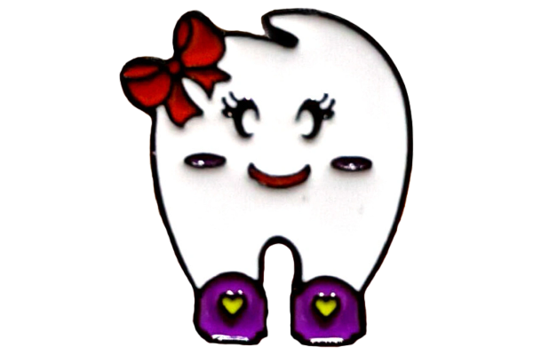 Pin broche metálico.