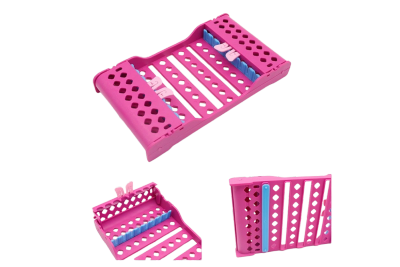 Cassete rosa fuerte.